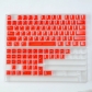 104+10 PC Crystal Semitransparent Cool Keycaps Set Screen Printing for MX Keyboard